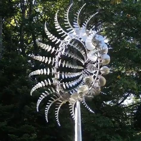 Metal magical windmill